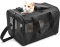 Scratchme Pet Travel Carrier Soft Sided Portable Bag for Cats, Small Dogs, Kittens or Puppies, Collapsible, Durable, Airline Approved, Carry Your Pet with You Safely and Comfortably (M)